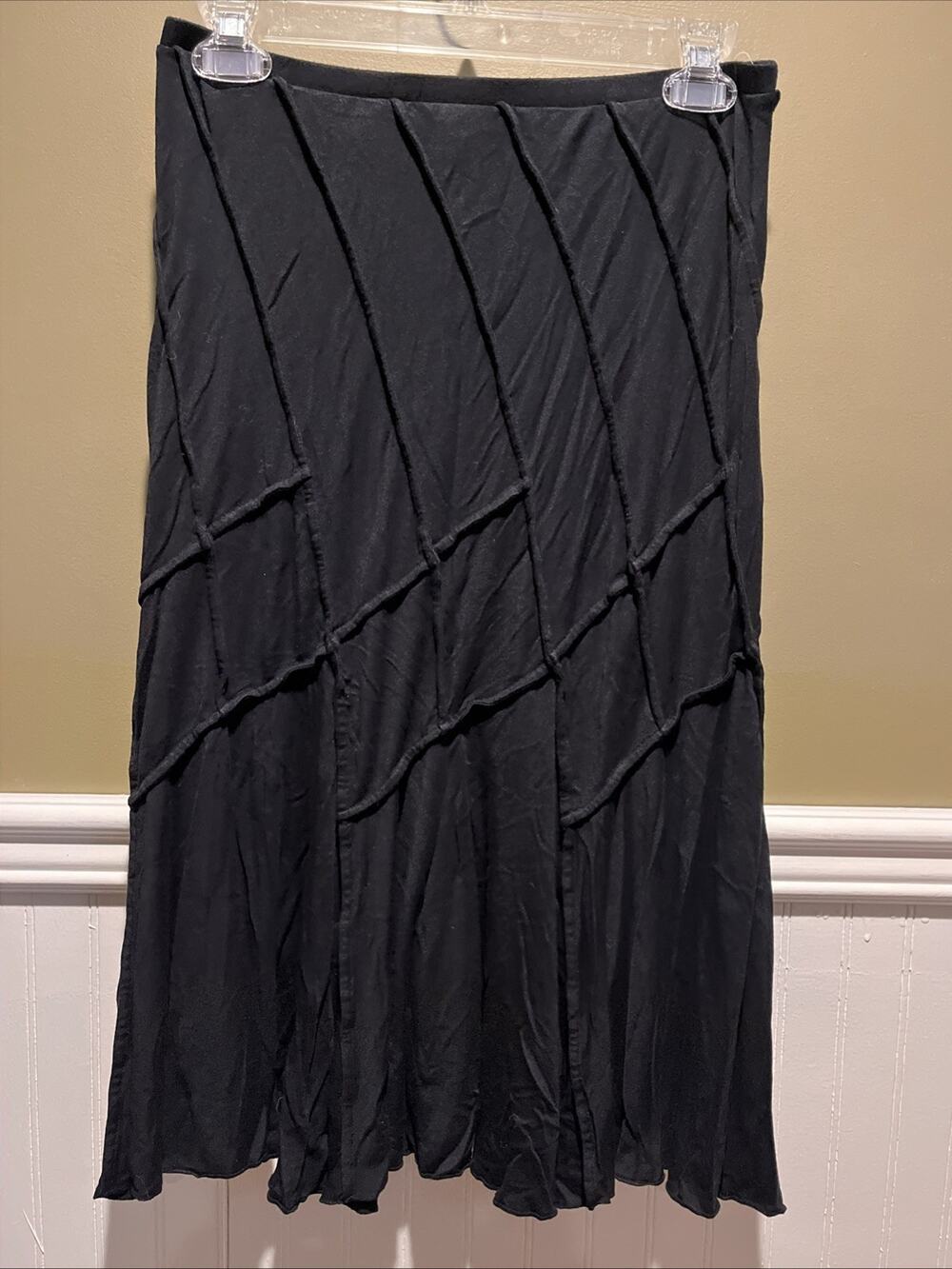 Lapis Black Flare Skirt Knee Length Women’s Small